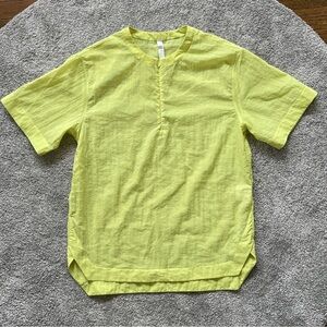 Women’s Lululemon Woven Shirt - Yellow